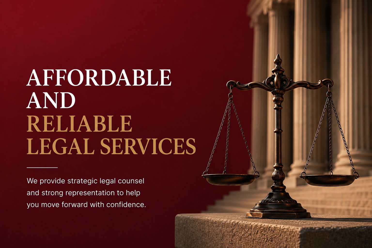 Law court, law office or lady justice
